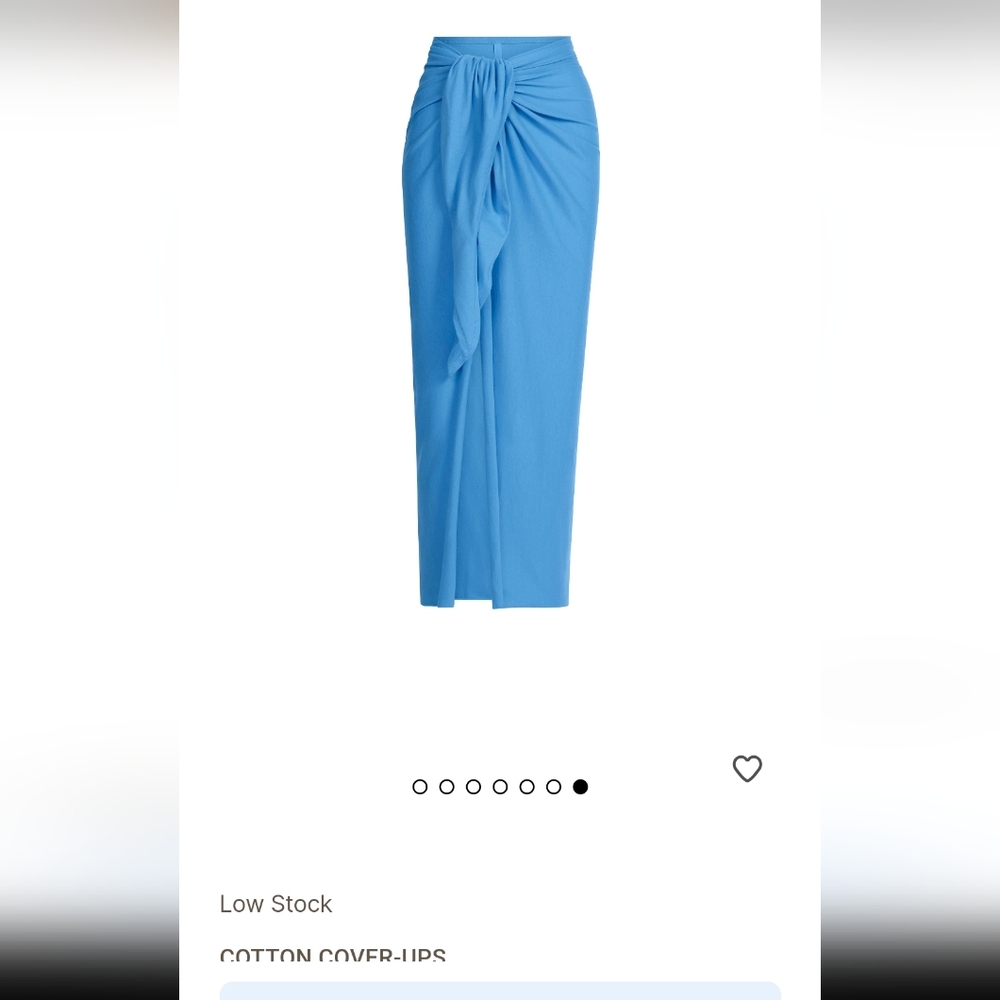 SKIMS cotton Tie Sarong